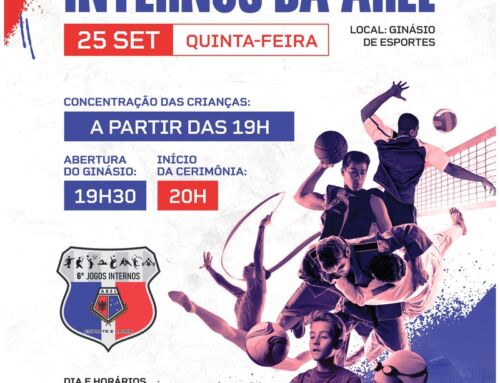 6º Jogos Internos da AREL – 25/09/25 – Horários modalidades abaixo.