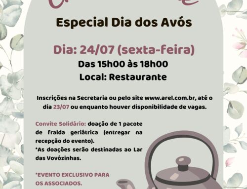 Chá da Tarde Especial Dia dos Avós – 04/07/26